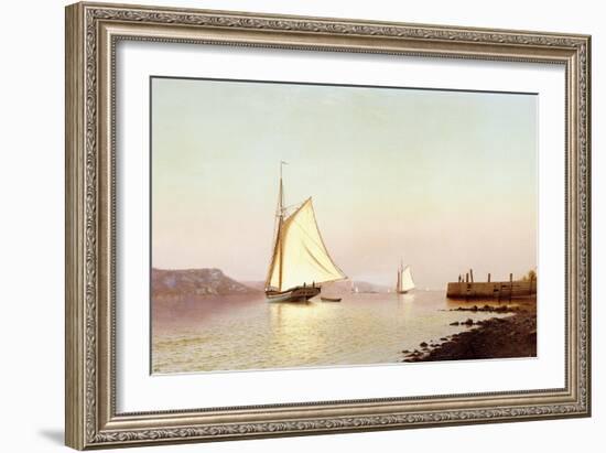 October on the Hudson-Francis Augustus Silva-Framed Giclee Print