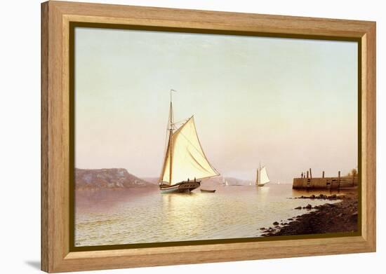 October on the Hudson-Francis Augustus Silva-Framed Premier Image Canvas