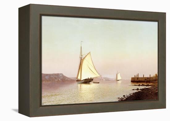 October on the Hudson-Francis Augustus Silva-Framed Premier Image Canvas