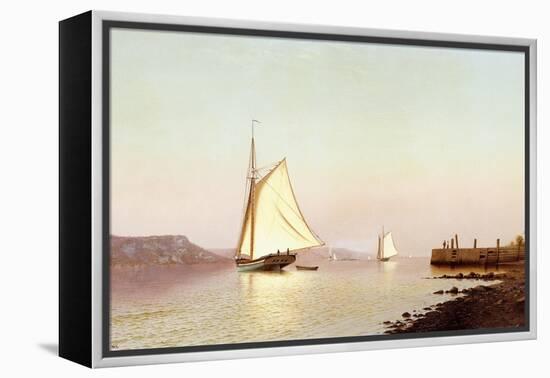 October on the Hudson-Francis Augustus Silva-Framed Premier Image Canvas