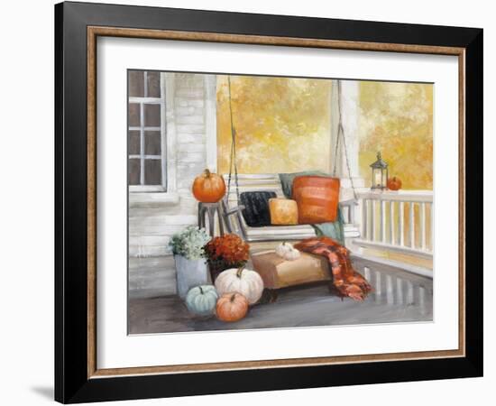 October Porch-Julia Purinton-Framed Art Print