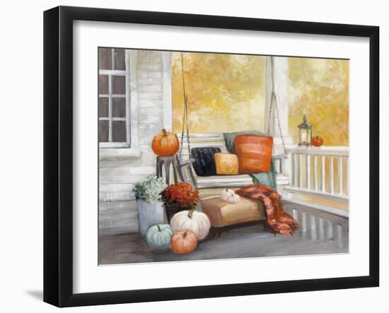 October Porch-Julia Purinton-Framed Art Print