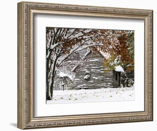 October Snow-Pat Wellenbach-Framed Photographic Print