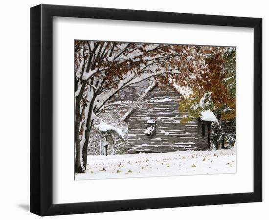 October Snow-Pat Wellenbach-Framed Photographic Print