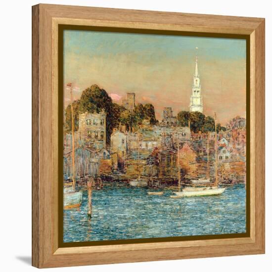 October Sundown, Newport, 1901-Childe Hassam-Framed Premier Image Canvas