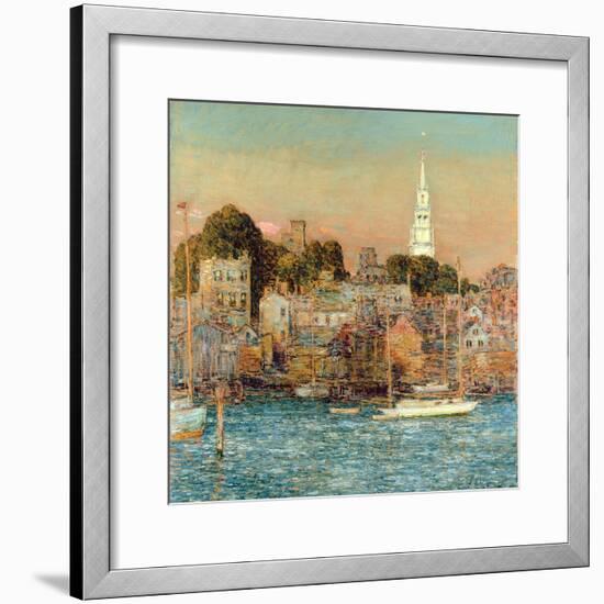 October Sundown, Newport, 1901-Childe Hassam-Framed Giclee Print