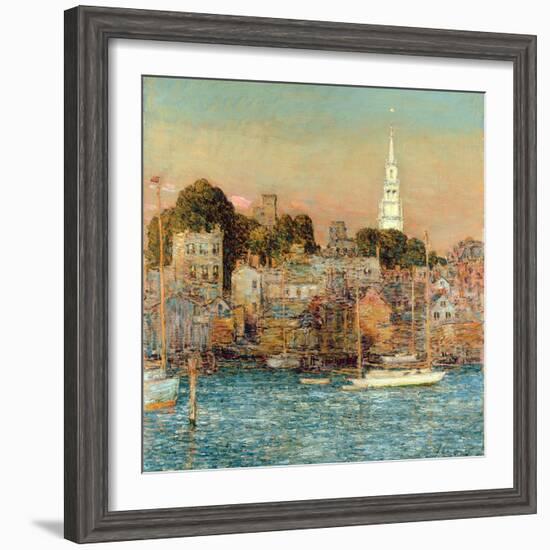 October Sundown, Newport, 1901-Childe Hassam-Framed Giclee Print