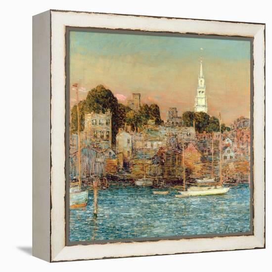 October Sundown, Newport, 1901-Childe Hassam-Framed Premier Image Canvas