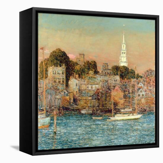 October Sundown, Newport, 1901-Childe Hassam-Framed Premier Image Canvas