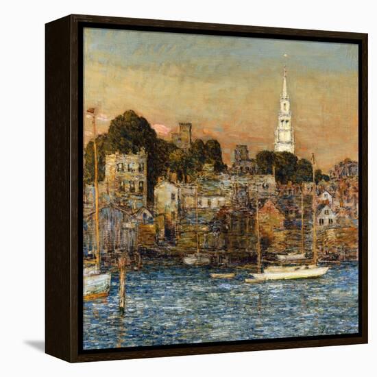 October Sundown, Newport-Childe Hassam-Framed Premier Image Canvas