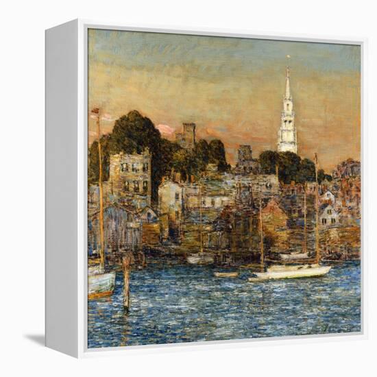 October Sundown, Newport-Childe Hassam-Framed Premier Image Canvas