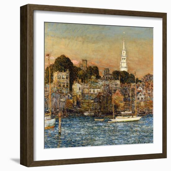 October Sundown, Newport-Childe Hassam-Framed Giclee Print