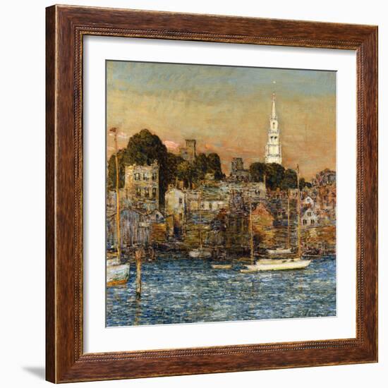 October Sundown, Newport-Childe Hassam-Framed Giclee Print