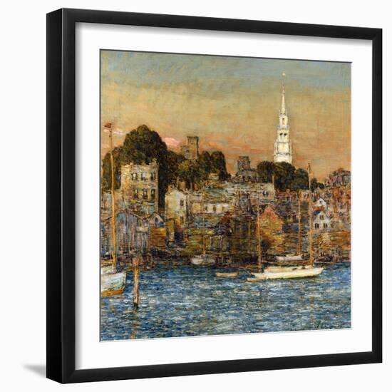 October Sundown, Newport-Childe Hassam-Framed Giclee Print