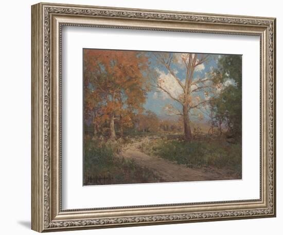 October Sunlight, 1911 (Oil on Canvas)-Julian Onderdonk-Framed Giclee Print