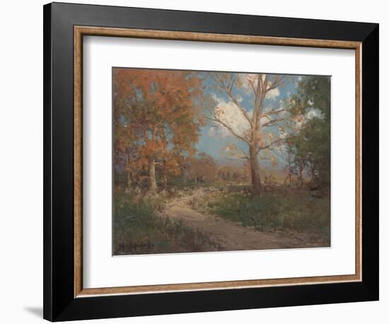 October Sunlight, 1911 (Oil on Canvas)-Julian Onderdonk-Framed Giclee Print