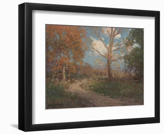 October Sunlight, 1911 (Oil on Canvas)-Julian Onderdonk-Framed Giclee Print