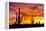 October Sunset-Douglas Taylor-Framed Premier Image Canvas