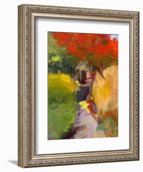 October Walk-Lou Wall-Framed Giclee Print