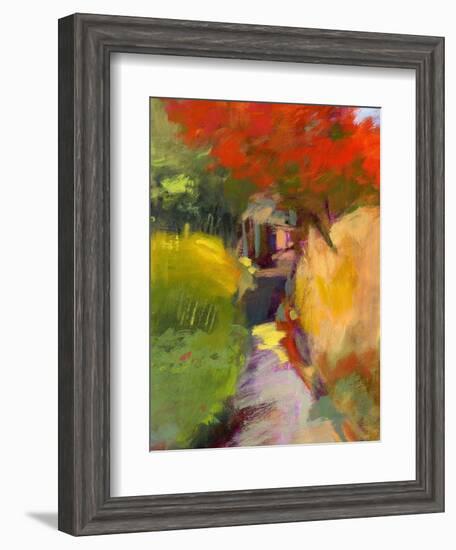 October Walk-Lou Wall-Framed Giclee Print