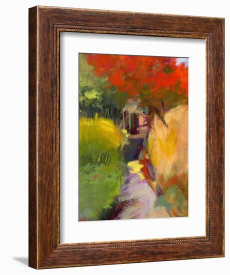 October Walk-Lou Wall-Framed Giclee Print