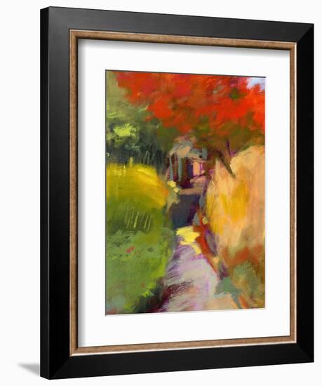 October Walk-Lou Wall-Framed Giclee Print