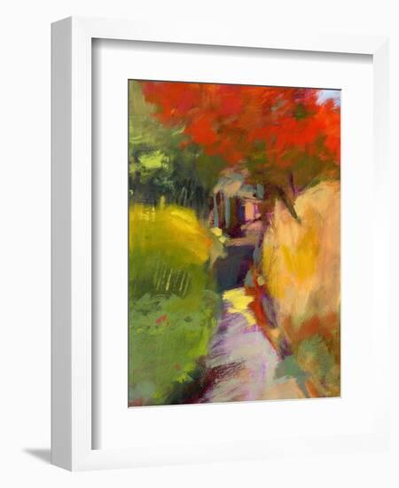 October Walk-Lou Wall-Framed Giclee Print