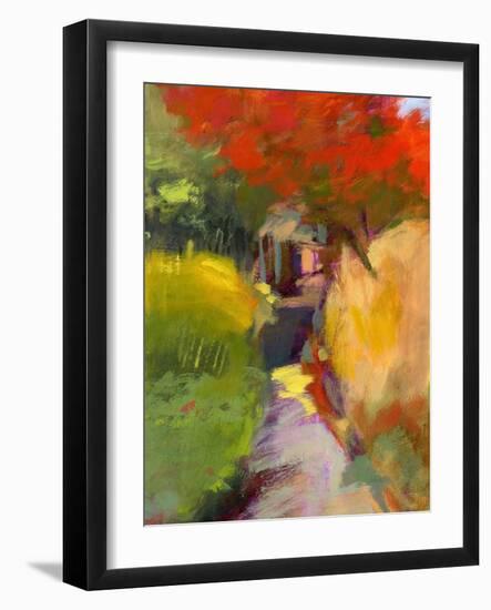 October Walk-Lou Wall-Framed Giclee Print