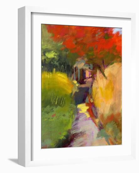 October Walk-Lou Wall-Framed Giclee Print