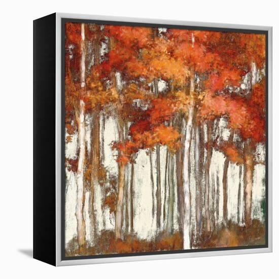 October Woods Light-Julia Purinton-Framed Stretched Canvas