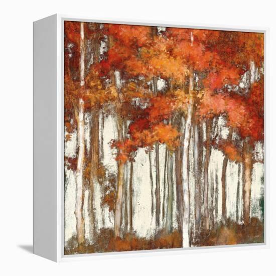 October Woods Light-Julia Purinton-Framed Stretched Canvas