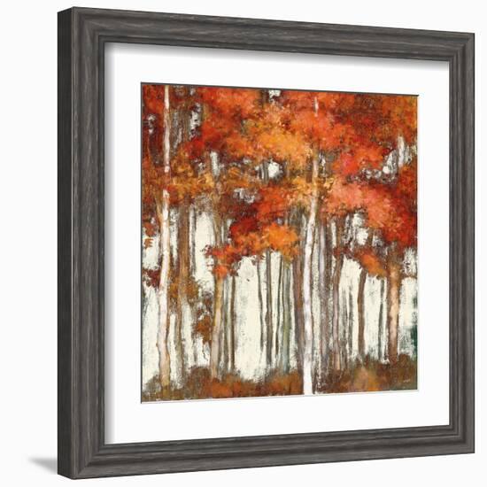 October Woods Light-Julia Purinton-Framed Art Print