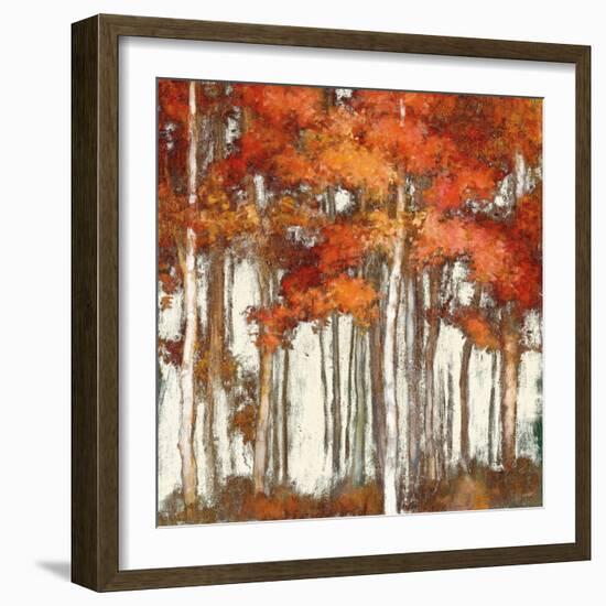 October Woods Light-Julia Purinton-Framed Art Print