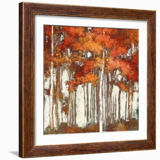 October Woods Light-Julia Purinton-Framed Art Print