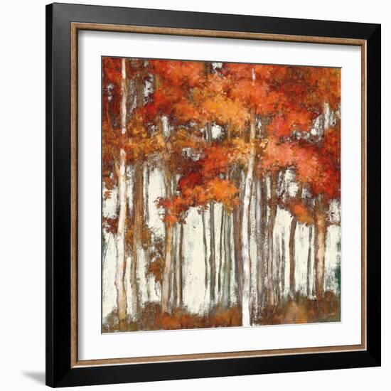 October Woods Light-Julia Purinton-Framed Art Print