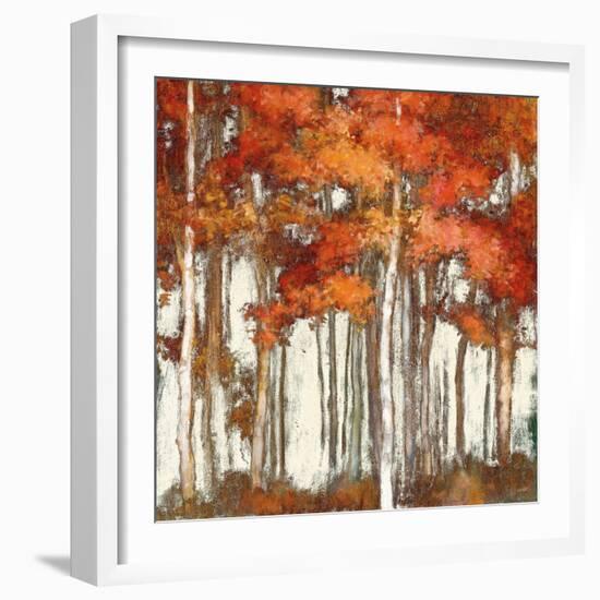 October Woods Light-Julia Purinton-Framed Art Print