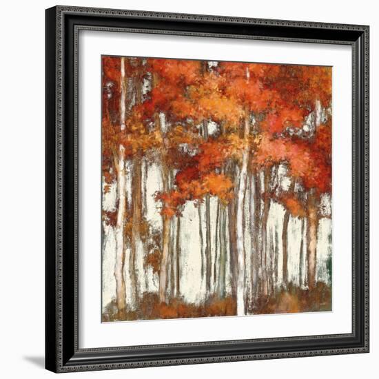 October Woods Light-Julia Purinton-Framed Art Print