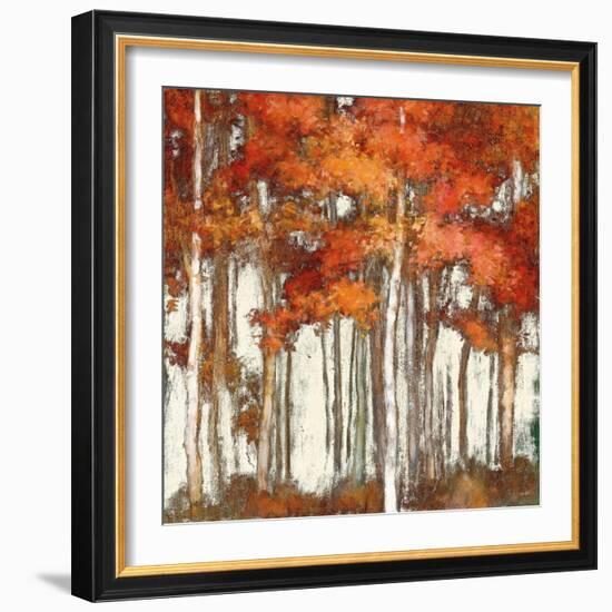 October Woods Light-Julia Purinton-Framed Art Print