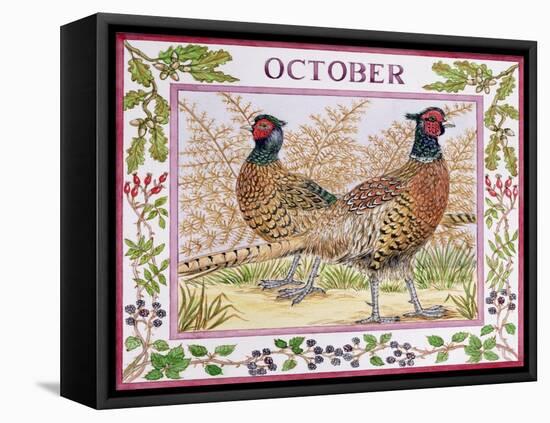 October-Catherine Bradbury-Framed Premier Image Canvas