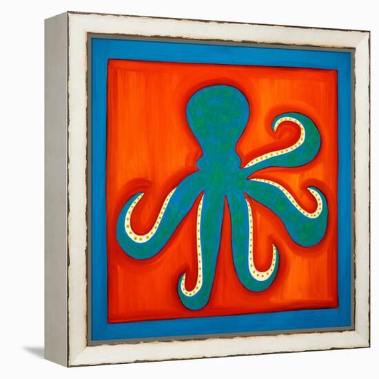 Octopus;1998,(oil on linen)-Cristina Rodriguez-Framed Premier Image Canvas