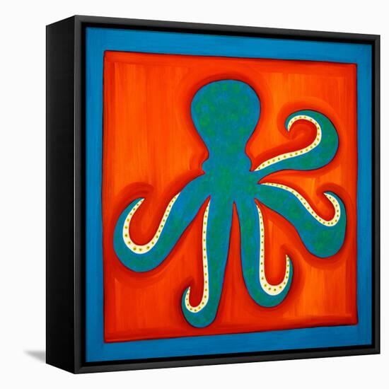 Octopus;1998,(oil on linen)-Cristina Rodriguez-Framed Premier Image Canvas