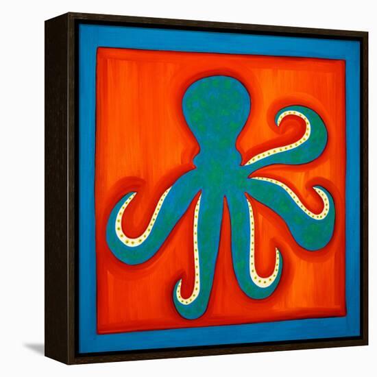 Octopus;1998,(oil on linen)-Cristina Rodriguez-Framed Premier Image Canvas