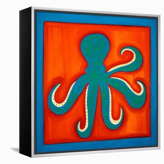 Octopus;1998,(oil on linen)-Cristina Rodriguez-Framed Premier Image Canvas