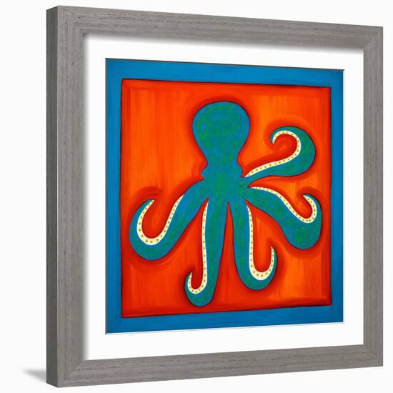 Octopus;1998,(oil on linen)-Cristina Rodriguez-Framed Giclee Print