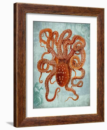 Octopus 2-Fab Funky-Framed Art Print