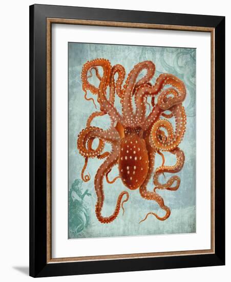 Octopus 2-Fab Funky-Framed Art Print