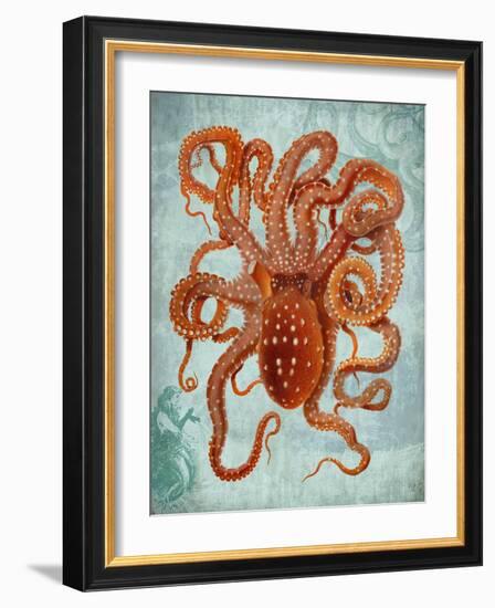 Octopus 2-Fab Funky-Framed Art Print