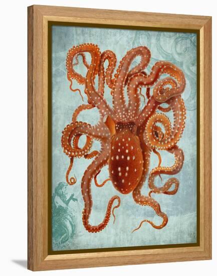 Octopus 2-Fab Funky-Framed Stretched Canvas