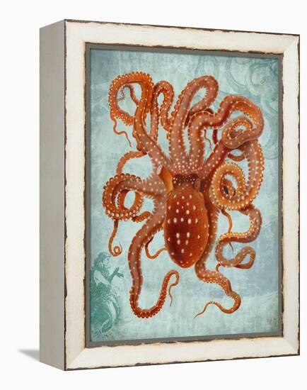 Octopus 2-Fab Funky-Framed Stretched Canvas