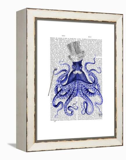 Octopus About Town-Fab Funky-Framed Stretched Canvas